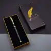Şık Metal Roller Kalem 13 cm Tüylü Motifli Kutu