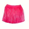Hawaii Tarzı Neon Pembe Parti Eteği 40 cm
