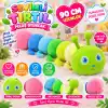 Sevimli Peluş Tırtıl 90 cm Yumuşak Oyuncak