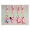 Şık Pembe Panter Silikon Anahtarlık 21 cm