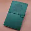 Ergonomik Pusula Deri Defter 20x12.5 cm 192 Sayfa