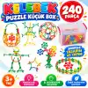 Eğlenceli Puzzle Küçük Box 240 Parça Zeka Oyunları