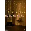 Şık Tasarım 3 Metre Uzunlukta Sıcak Beyaz LED Perde Işığı