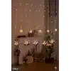 Şık Tasarım 3 Metre LED Işık Dekoratif Ramazan Perde Seti