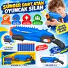 Eğlenceli Sünger Dart Atan Silah 40 cm