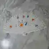 TCX 12li Bambu Çift Taraflı Renkli Yelpaze