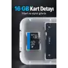 TCX 16 GB MicroSD Kart ve SD Adaptör Seti