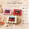 TCX 16 PARÇA  KIRMIZI TEA LİGHT YUVARLAK MUM