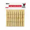 TCX 20PCS BÜYÜK AHŞAP BAMBU MANDAL