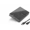 TCX 2.5 Sata Hdd/Ssd Harici Disk Kutusu Usb 3.0 Micro-B - Siyah HDX1792
