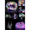 TCX 3 METRE RGB PİLLİ PERİ LED