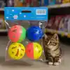 TCX 4LÜ ÇINGIRAKLI TOP KEDİ OYUNCAĞI