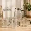 TCX 5 PARÇA BARDAKLI SÜRAHİ SETİ - CAM - 1800 ML SÜRAHİ - 4 BARDAK