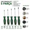 TCX 5 Parça Torx Tornavida Seti (TX10-TX30, 75-125 mm)