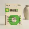 TCX AAA şarjlı pil 650mAh ince