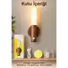 TCX Ahşap Desenli Şarjlı Sensörlü LED Duvar Apliği