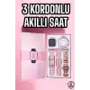 TCX Akıllı Saat Amoled Ekran 3 Kordonlu Aksesuar Hediyeli Sesli Görüşme