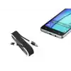 TCX Android Örgü Şeklinde Renkli Çelik Şarj Data Kablosu - Siyah