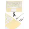 TCX Android Ve İos Uyumlu Bluetooth Klavye Touchpad Slim Kablosuz Wifi Q Klavye