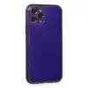 TCX Apple İphone 11 Pro Kılıf Coco Deri Silikon Kapak - Mor
