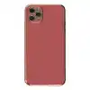TCX Apple İphone 11 Pro Max Kılıf Volet Silikon - Kırmızı