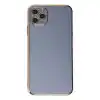 TCX Apple İphone 11 Pro Max Kılıf Volet Silikon - Mavi