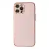TCX Apple İphone 12 Pro Kılıf Coco Karbon Silikon - Pembe