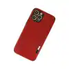TCX Apple İphone 12 Pro Kılıf Loop Deri Silikon - Kırmızı