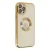 TCX Apple İphone 12 Pro Kılıf Slot Silikon - Gold