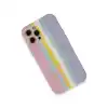 TCX Apple İphone 12 Pro Max Kılıf Ebruli Lansman Silikon - Pembe-lila