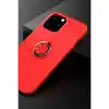 TCX Apple İphone 12 Pro Max Kılıf Range Yüzüklü Silikon - Kırmızı