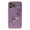 TCX Apple İphone 13 Pro Max Kılıf Esila Silikon - Mor