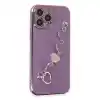 TCX Apple İphone 13 Pro Max Kılıf Esila Silikon - Mor