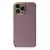 TCX Apple İphone 13 Pro Max Kılıf Volet Silikon - Mor