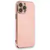 TCX Apple İphone 13 Pro Max Kılıf Volet Silikon - Pembe