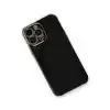 TCX Apple İphone 13 Pro Max Kılıf Volet Silikon - Siyah