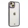 TCX Apple İphone 14 Plus Kılıf Liva Lens Silikon - Mavi