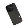 TCX Apple İphone 14 Pro Kılıf Loop Deri Silikon - Siyah