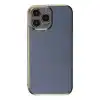TCX Apple İphone 14 Pro Kılıf Volet Silikon - Mavi