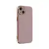 TCX Apple İphone 15 Kılıf Volet Silikon - Mor