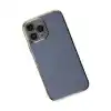 TCX Apple İphone 15 Pro Max Kılıf Volet Silikon - Mavi