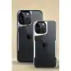 TCX Apple İphone 16 Pro Max Kılıf Boyi Silikon Kapak - Gümüş