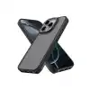 TCX Apple İphone 16 Pro Max Kılıf Elegant Kapak - Siyah
