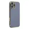 TCX Apple İphone 16 Pro Max Kılıf Volet Silikon - Mavi