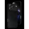 TCX Apple İphone 17 Pro Max Aras Deri Kapak - Siyah
