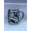 TCX Aslan İşlemeli Çelik Kupa Bardak  6974