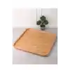 TCX Bambu Kare Sunum Tabağı 30cm Royaleks-KR3030