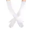 TCX Beyaz Renk Dirseğe Kadar Uzun Kumaş Eldiven 40 Cm