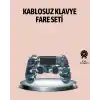 TCX Bluetooth Kablosuz Ps4 Gamepad Çift Motorlu Siyah Controller