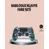 TCX Bluetooth Kablosuz PS4 Gamepad Çift Motorlu Siyah Controller